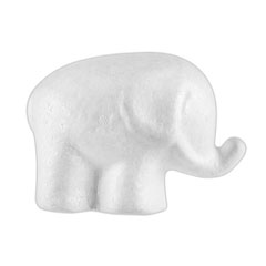 Elefant din polistiren 13 cm
