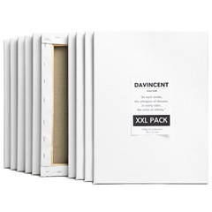 Farfurie de imitație de in DAVINCENT 10 bucăți | dimensiuni diferite