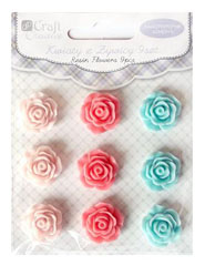 Flori autoadezive 20 mm - set 9 piese Coral Reef