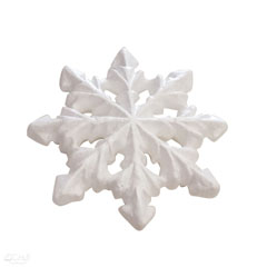 Fulg de zăpadă de poslistiren 17.5 cm
