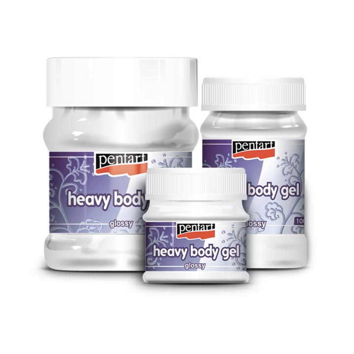 Gel mediu lucios Pentart heavy body  | diverse volume