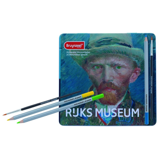 Creioane acuarelabile Bruynzeel Van Gogh 24 bucăți