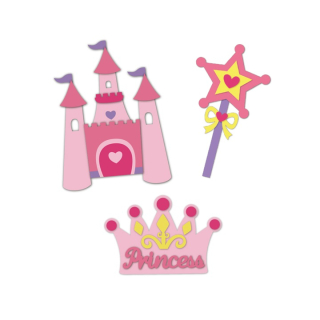 Set creativ din spuma pentru copii - Princess - 29 piese