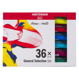 Set culori acrilice AMSTERDAM dream and create 36 x 20 ml