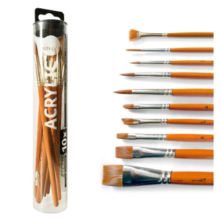 Set pensule pentru culorile acrilice Daler Rowney