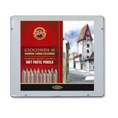 Gioconda Set de creioane pastel în cutie / 48 buc