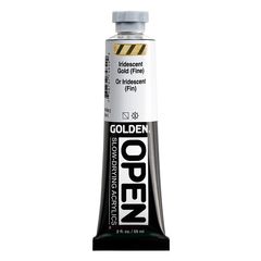 GOLDEN OPEN Vopsea acrilică iridescentă cu uscare lentă | Diverse nuanțe