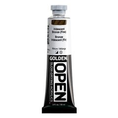 GOLDEN OPEN Vopsea acrilică iridescentă cu uscare lentă | 7481 Bronze Fine