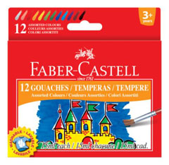 Gouache în pahar- 12 culori 15 ml /30