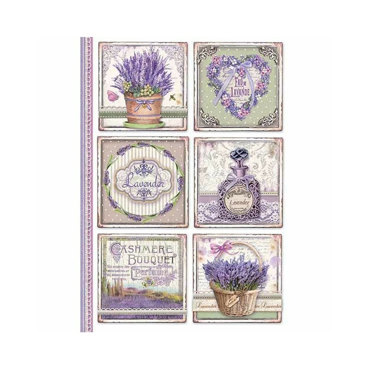 Hârtia de orez A4 Provence cards