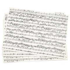 Hârtie creativă A4 cu note muzicale