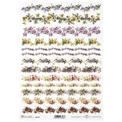 Hartie de orez A4 ITD - design floral