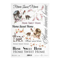Hârtie de orez A4 ITD - Home Sweet Home