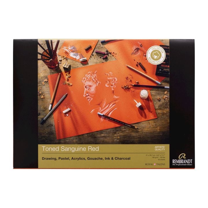 Hârtie tonată Rembrandt Sanguine Red | diverse dimensiuni