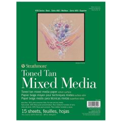 Hârtie tonată Strathmore Mixed media Tan  | diferite dimensiuni