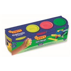 JOVI Plastilină în cupe BLANDIVER nuanțe neon 3 x 110 g