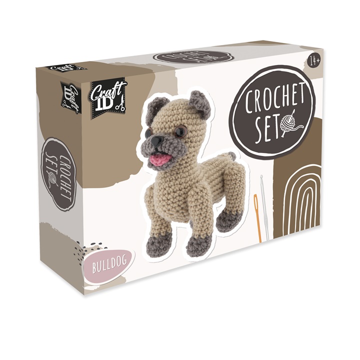 Kit croșetat creativ  | bulldog