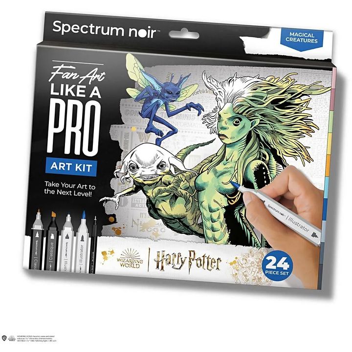 Kit de artă ilustrativă HARRY POTTER: MAGICAL CREATURES