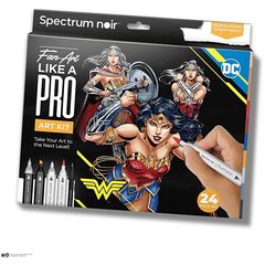 Kit de artă ilustrativă WONDER WOMAN