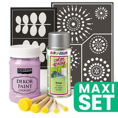 Kit de renovare a mobilei cu vopsea spray argintie