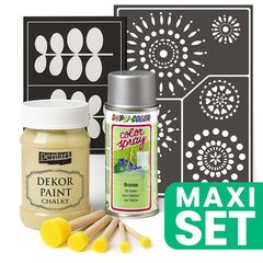 Kit de renovare a mobilei cu vopsea spray argintie - Egg-Shell White