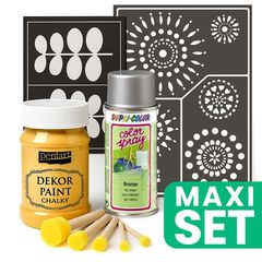 Kit pentru renovarea mobilei cu vopsea spray argintie - Mandarin