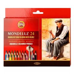 KOH-I-NOOR Mondeluz Creioane acuarelă / 24 buc