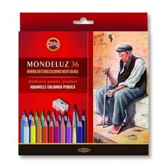 KOH-I-NOOR Mondeluz Creioane acuarelă / 36 buc