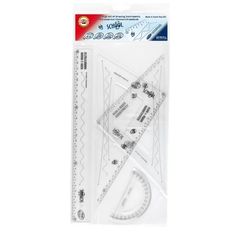 KOH-I-NOOR Set mare de geometrie / 4 buc, nivel școlar