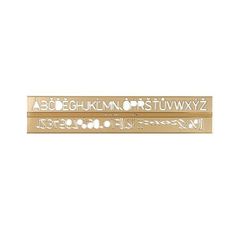 KOH-I-NOOR Stencil tehnic | Litere, 20mm