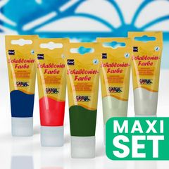 KREUL Set de vopsele stencil 5 piese - tonuri reci