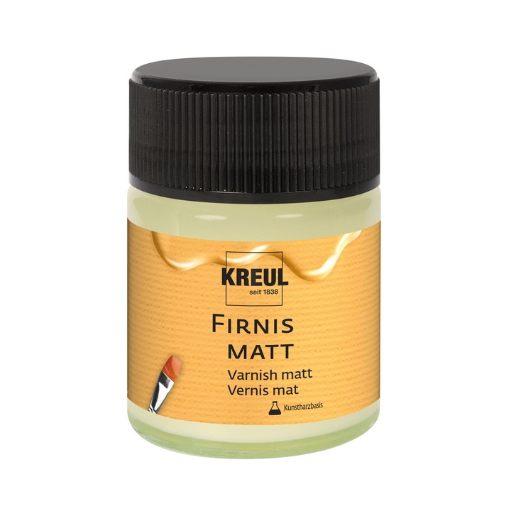 Lac mat pentru vopsele acrilice și ulei  | volume diferite