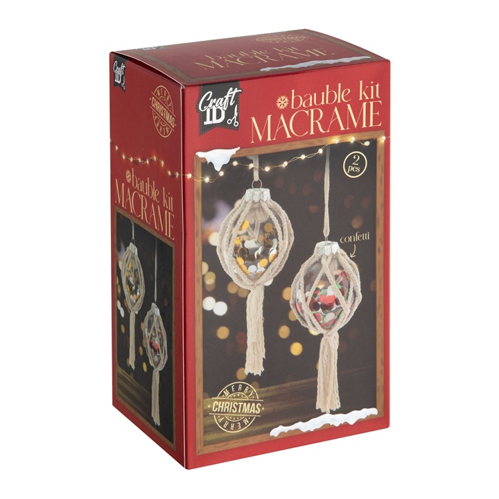 Macrame Bauble Kit XMAS