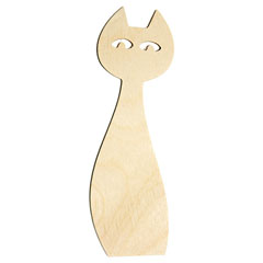 Marcaj din lemn  - pisică