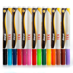 Markere pentru textil DARWI TEX subțire 3 ml | selectează nuanța