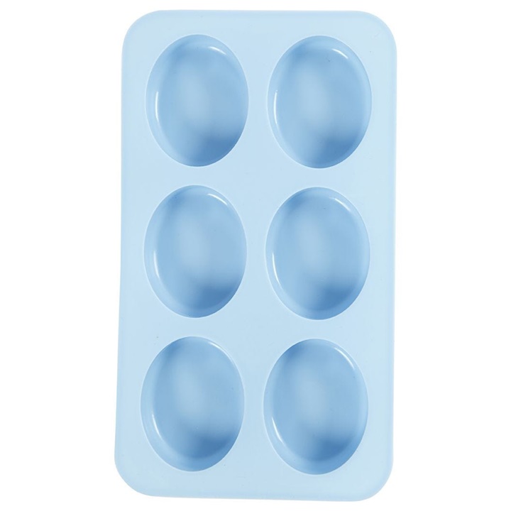 Matrițe din silicon oval - 6 bucăți
