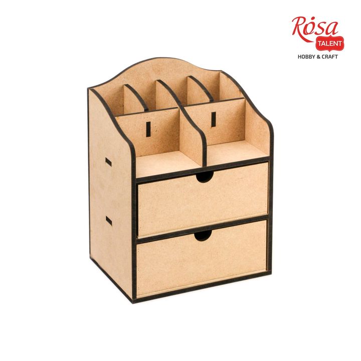 MDF Organizer - Comoda cu 2 sertare ROSA TALENT 20х15х26 cm