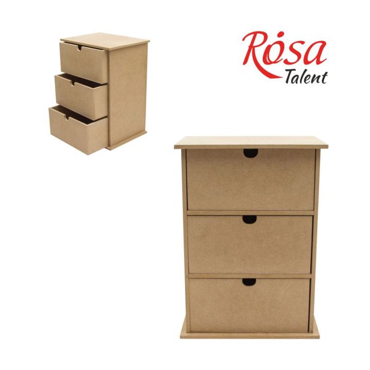 MDF piept de sertare ROSA Talent cu 3 sertare