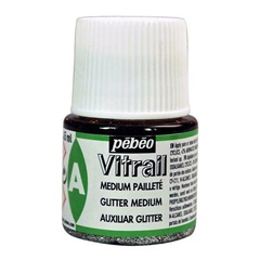 Medium cu sclipici Pebeo Vitrail 45 ml