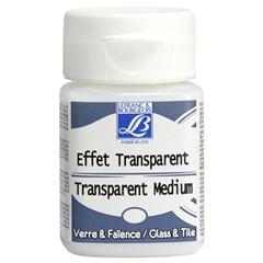Medium transparentLefranc & Bourgeois pentru culori de sticla 50 ml