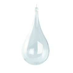 Mergea acrilică în formă de picătură 18 cm