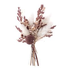 Mini buchet uscat "Miss Mauve" / 20 cm