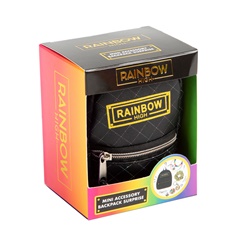 Mini rucsac cu accesorii RAINBOW HIGH negru
