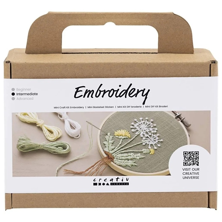 Mini set de broderie | Păpădie