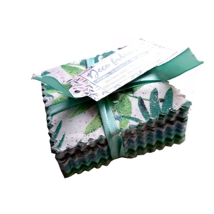 Mini țesături decorative pentru patchwork 140 buc | diverse nuanțe