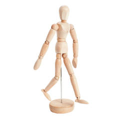 Model din lemn - figura de om