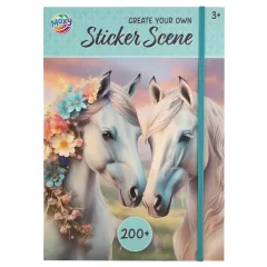 MOXY Cai Sticker Scene Book A4 - 200+ Stickere Activitate creativă