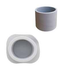 Mucegai din silicon pentru turnare 10x6.8cm - Ghiveci de flori rotund