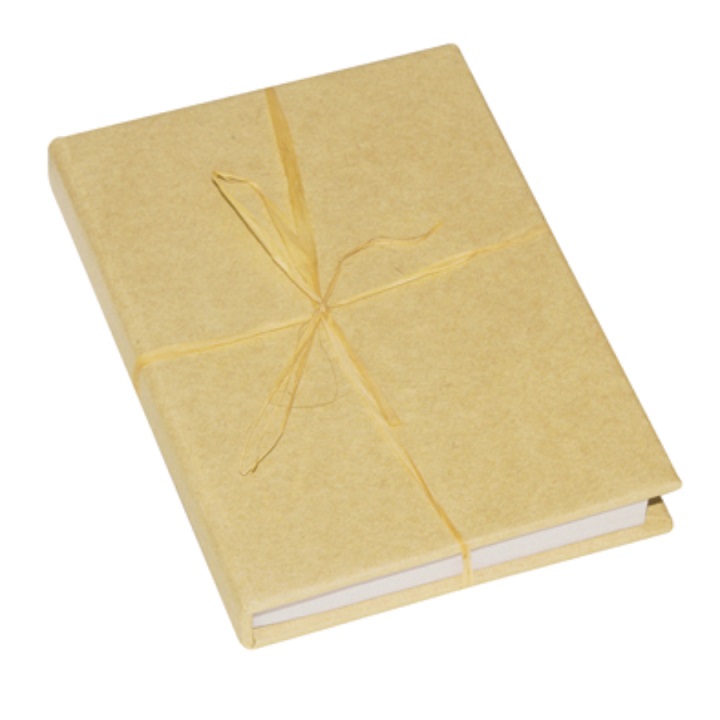 Notebook cu copertă din carton A7 - 100 pagini