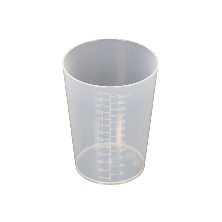 Pahar gradat din plastic Pentart - 250 ml